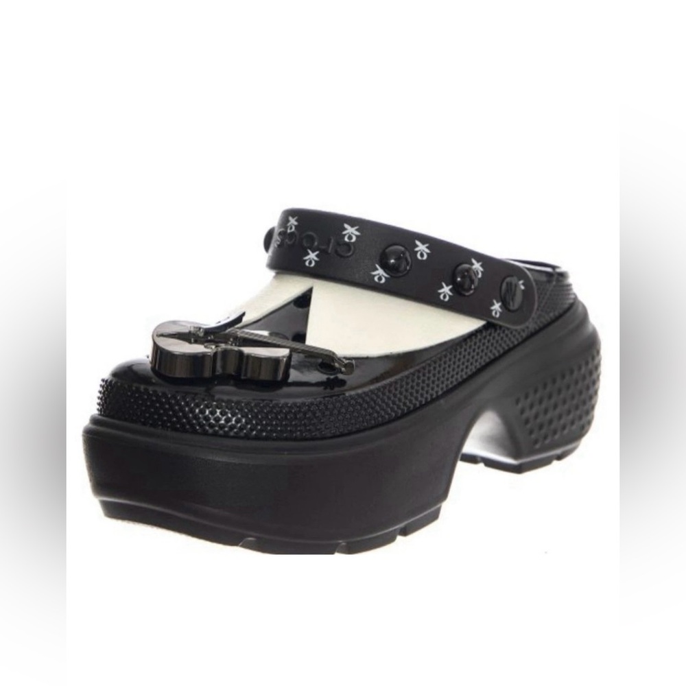 New Crocs x Wednesday Addams Family Stomp Clog Women’s - Womens 6 / Mens 4 - Picture 3 of 13